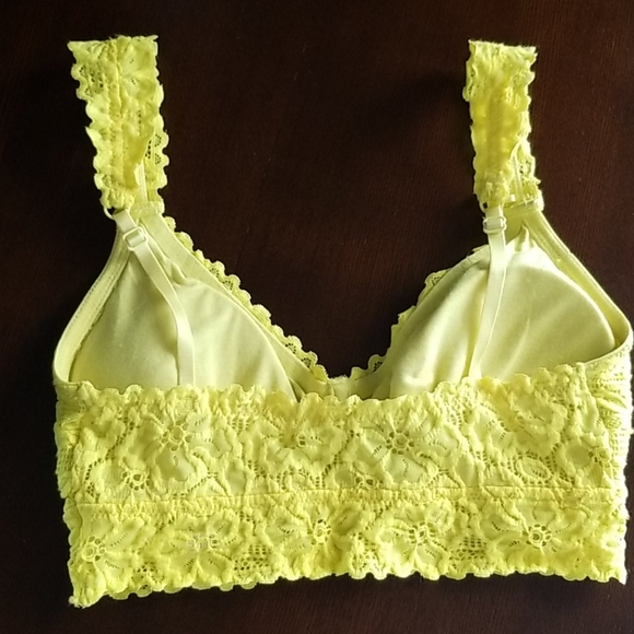 LLD Daisy yellow lace padded bralette - Picture 2 of 5